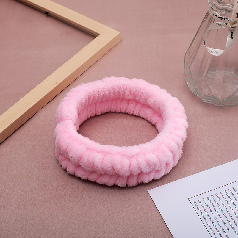 Shiyuan hecho a mano DIY cara lavado banda de pelo Internet celebridad diadema casera simple máscara antideslizante pelo vinculante banda de pelo al por mayor