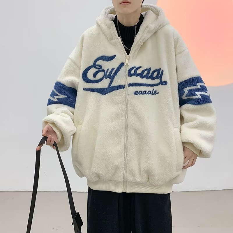 2024 nuevo estilo chaqueta de béisbol primavera y otoño para hombres ropa casual de la calle principal otoño estilo Hong Kong ins marca de moda chaqueta suelta