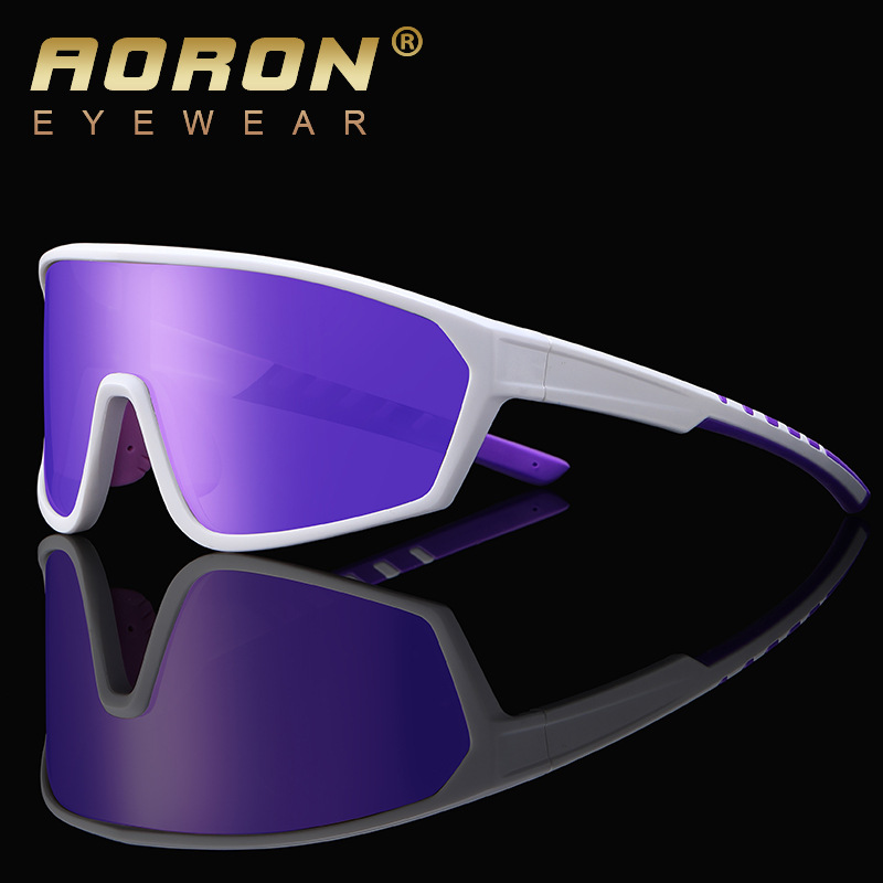 新しいスポーツの連体の大きい枠の男女のサングラスは国境を越えて欧米のまぶしいファッションのサングラスのメガネの卸売りの3082