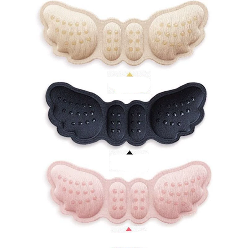 Подкладки-держатели для пятки Cushion Pads, невидимые поролоновые наклейки для пятки, 6 мм нескользящие изогнутые крыловидные