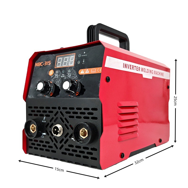 220v nueva máquina de soldadura eléctrica genuina pequeña portátil para el hogar, máquina de soldadura eléctrica con pantalla digital inteligente completa para la disipación de calor de hoja grande