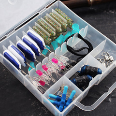 Aohu space bean big thing set anti-explosion lead skin spots double floating seat anti-tangle bean fishing set box fishing gear accessories