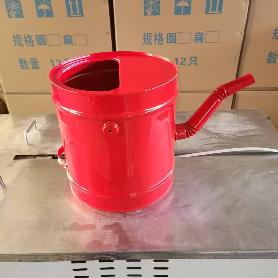 纯手工手提家用长嘴加厚白铁皮桶 铁皮加油桶敞口桶大号