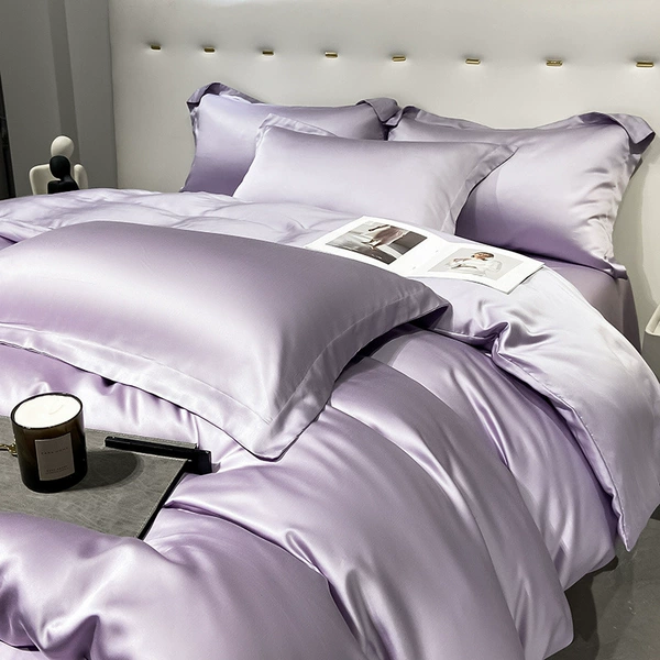 Single quilt cover-light elegant purple