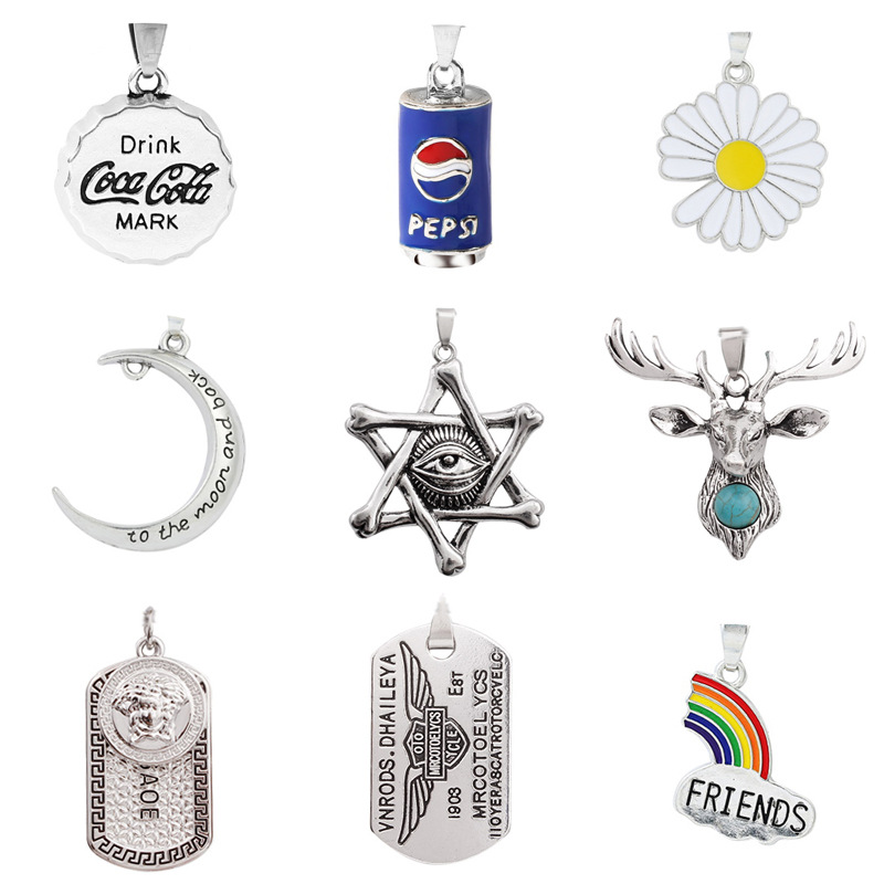 【小額批發】項鏈吊墜配件各種簡約潮流個性毛衣鏈鎖骨鏈配件