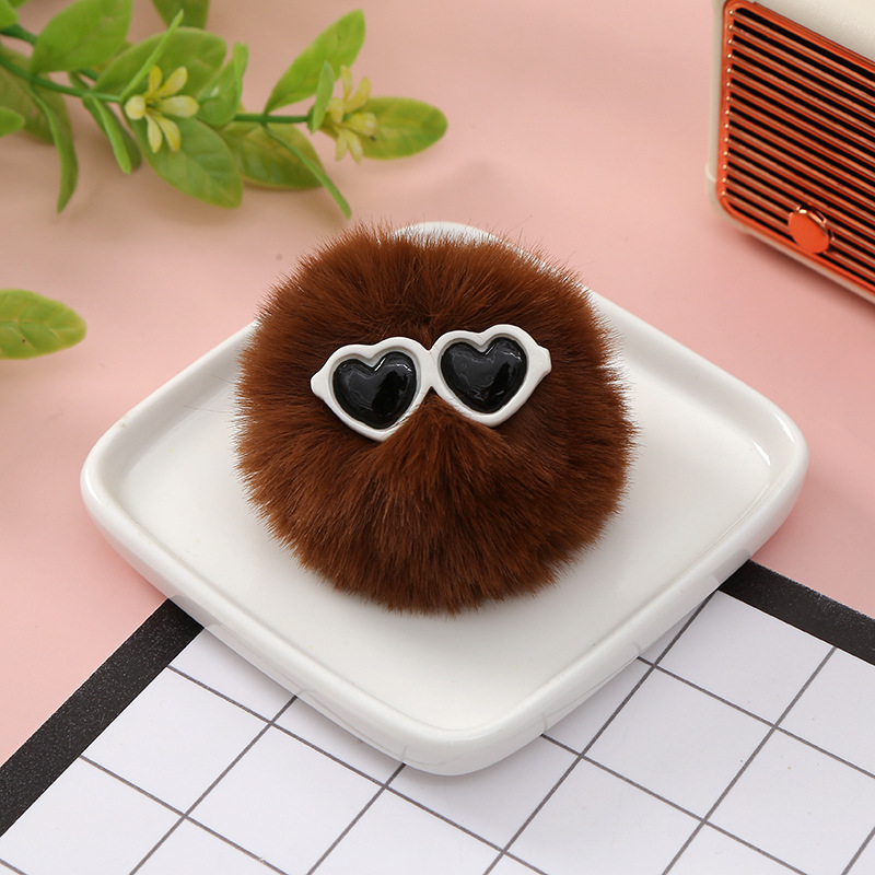 브라운 러브 안경