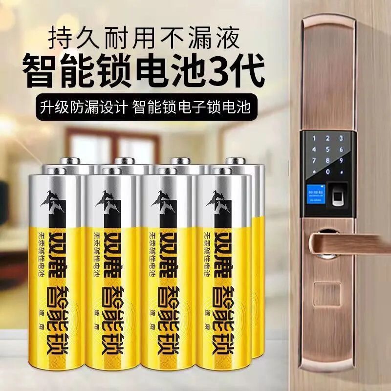 Shuanglu Smart Lock Fingerprint Electronic Door Lock Password Lock Alkaline Aa Aaa Battery Lr65 Aaa Battery