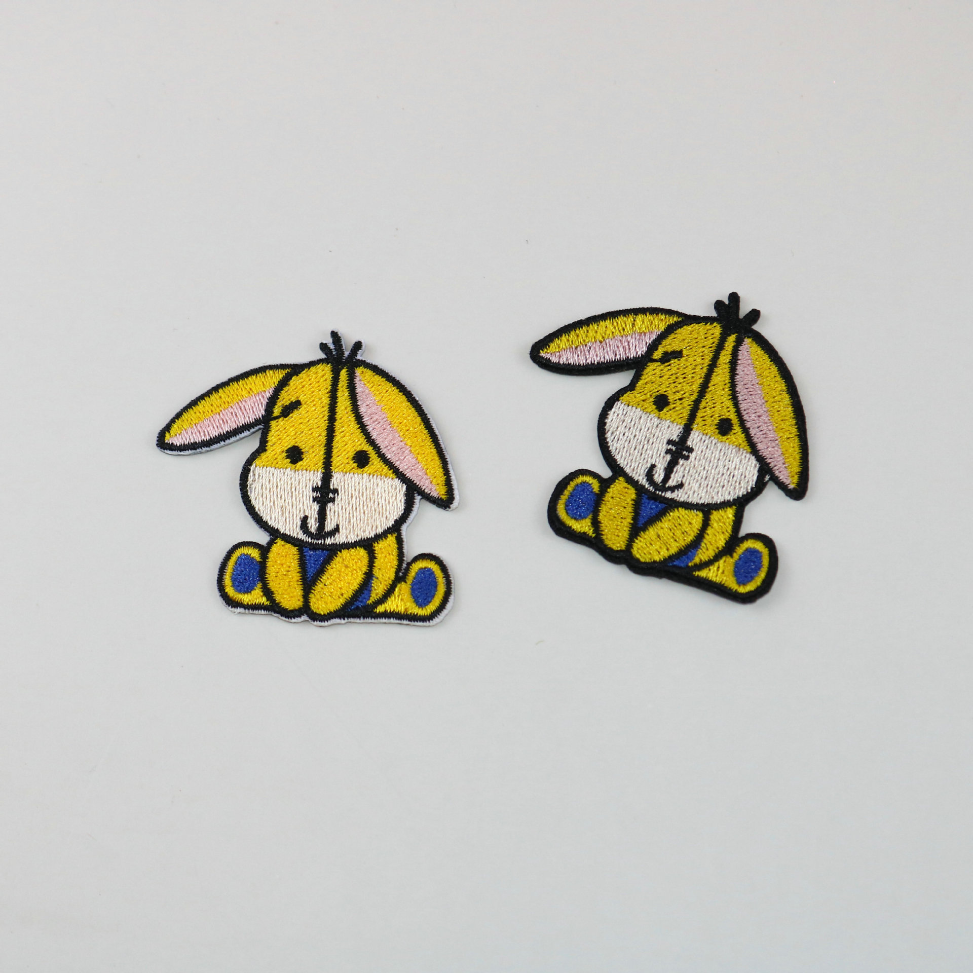 Animal dibujos animados bordado bordado pegatinas de tela pegatinas de espalda pegatinas de bordado de computadora pegatinas de ropa bolsas pegatinas de agujeros pegatinas de parche sello de tela decoración