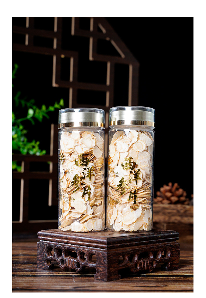 Changbai Mountain American Ginseng Slices 50g Dried Root for Tea Soup and Tincture specifications