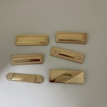 箱包五金配件铁皮 长方形标牌  时尚潮流包包配件装饰