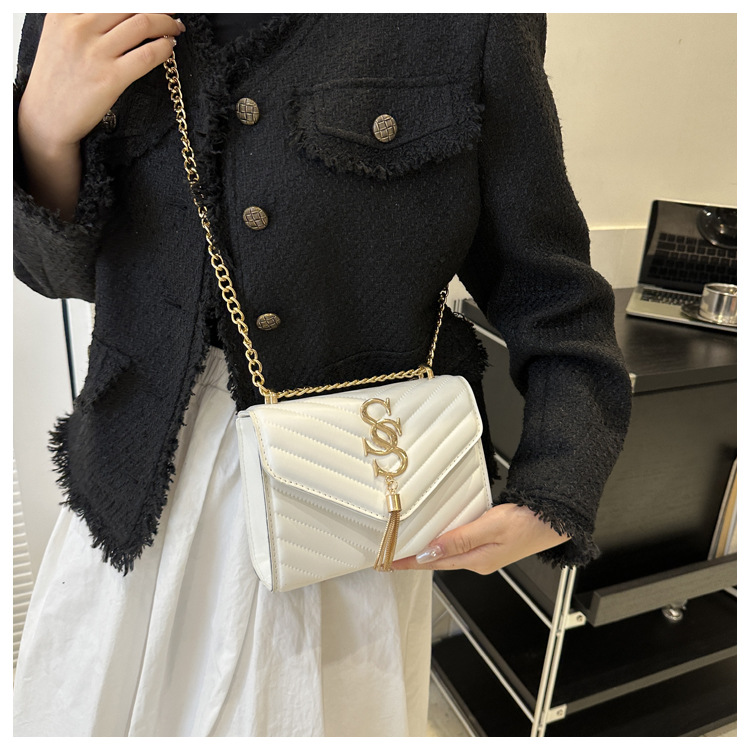 Damen Handtasche Im Western Stil Mit Kette Und Umhängefunktion_voghion.com