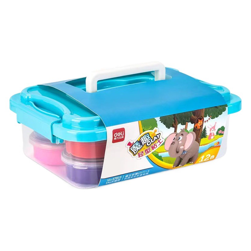 Deli de arcilla de color arcilla ultraligera 67815/67816/67817 arcilla de espacio para niños que hace juego de juguete de arcilla
