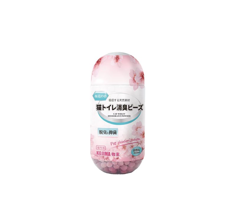 日本kojima猫砂消臭ビーズ猫用品猫砂盆猫糞消臭剤パートナー消臭ビーズ神器|undefined