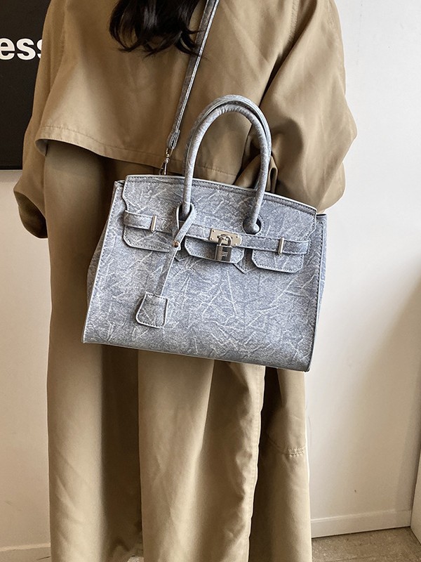 Bolso de platino simple retro ventas calientes de mujeres nuevas moda transfronterizas de alta calidad Kelly bolso de hombro de gran capacidad