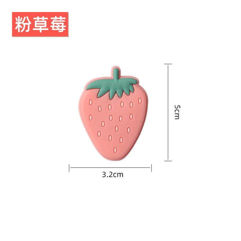 包邮原创软磁冰箱贴磁铁强吸卡通水果pvc软胶磁性贴diy图案logo|undefined