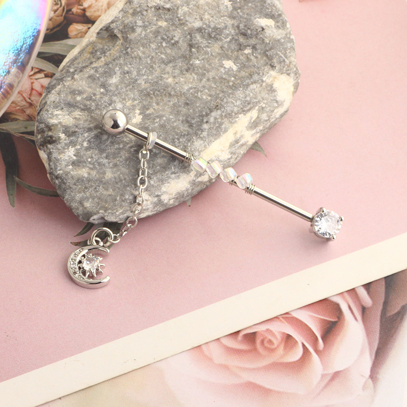 Simple Style Flower Stainless Steel Plating Ear Studs 1 Piece