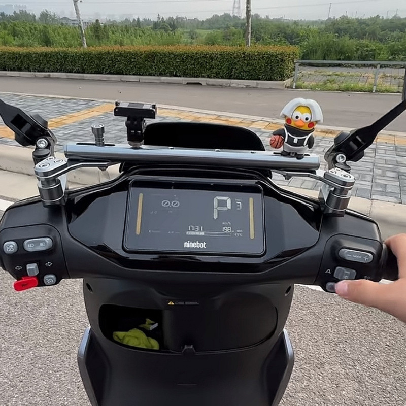 H5X Motorcycle Vehicle-Mounted Aluminum Alloy Balance Bar Electric Vehicle Multi-Function Faucet Mobile Phone Bracket Pedal