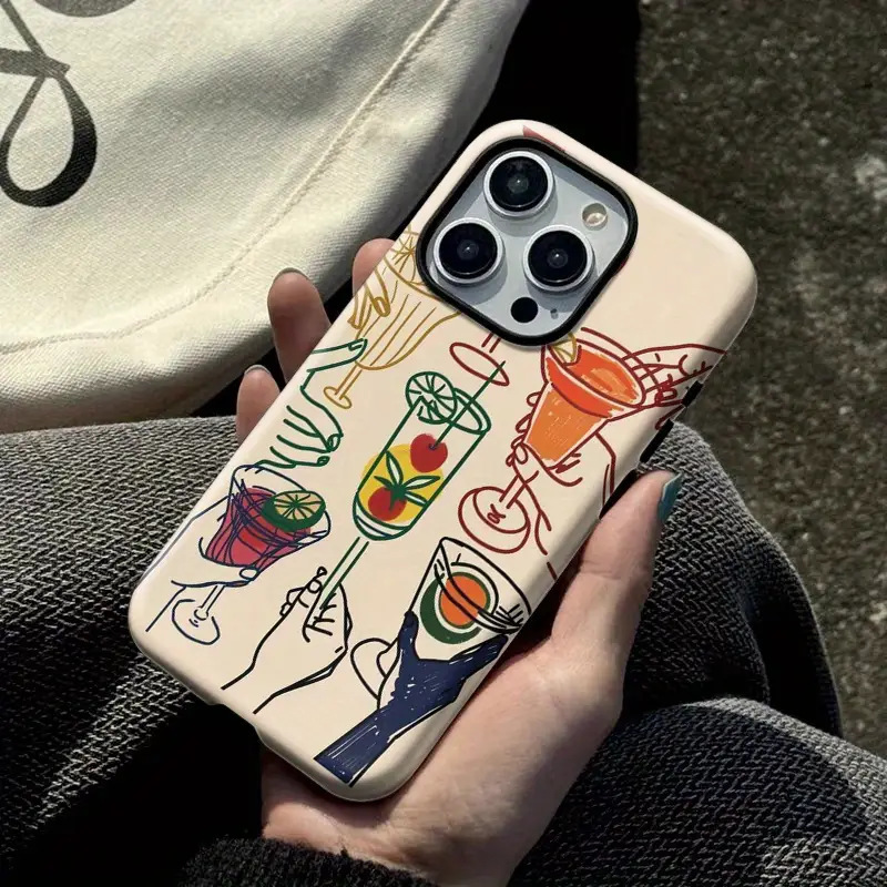Unique Artistic Design Toasting Iphone13 Film Mobile Phone Case 17Promax Cross-Border Hot Selling 15 Protective Cover