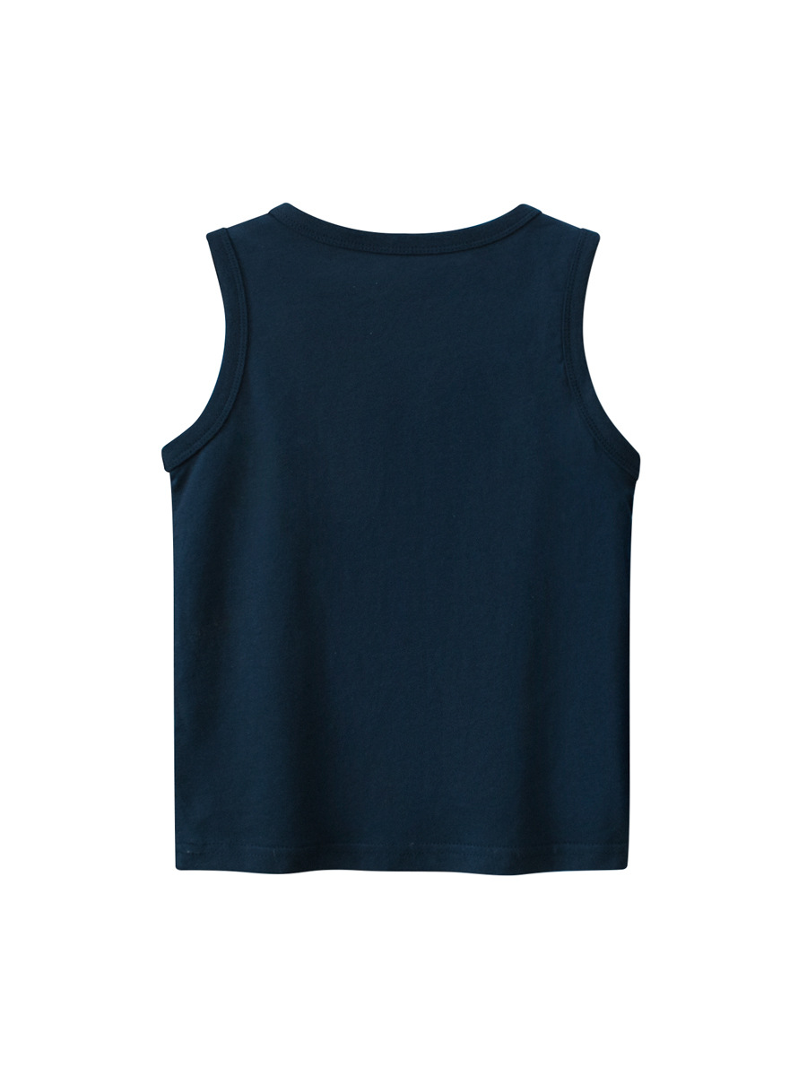 2025 New Summer Kidsren's Clothing 27Kids Trendy Brand Kidsren's Vest Male Baby Clothes Cross-Border Supply Dropshipping