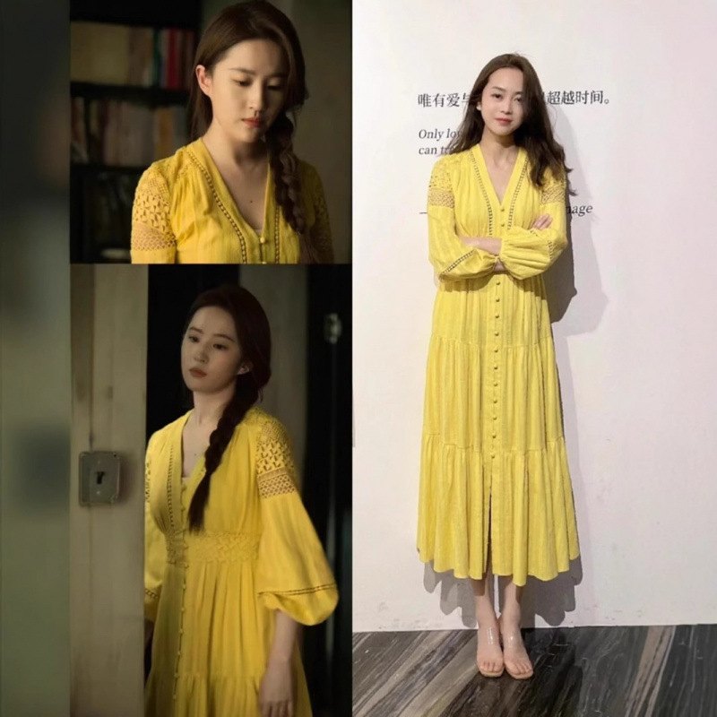 White Dress for Women, French Style, Elegant and Sophisticated, Slimming Design, 2025 Spring/Summer New Long Dress F980