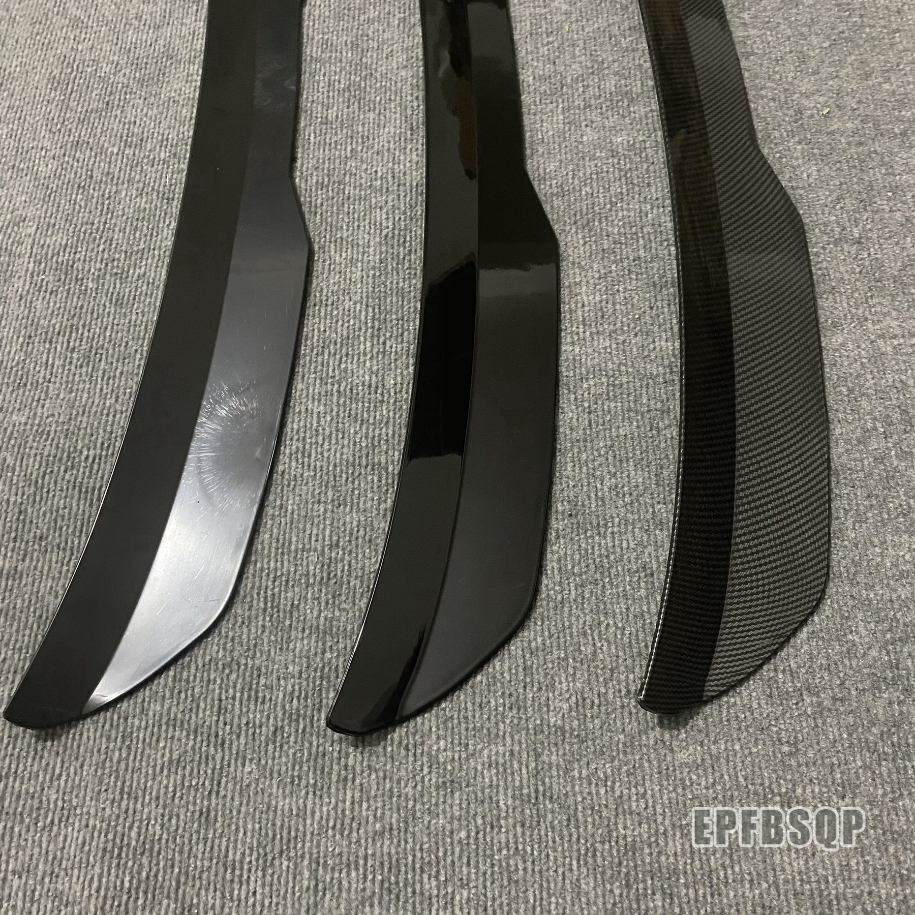 Suitable for 08-20 Hatchback Bmw 1 Series Rear Wing F20 E87 Imported 1 Series Carbon Fiber Pattern Top Wing Without Drilling