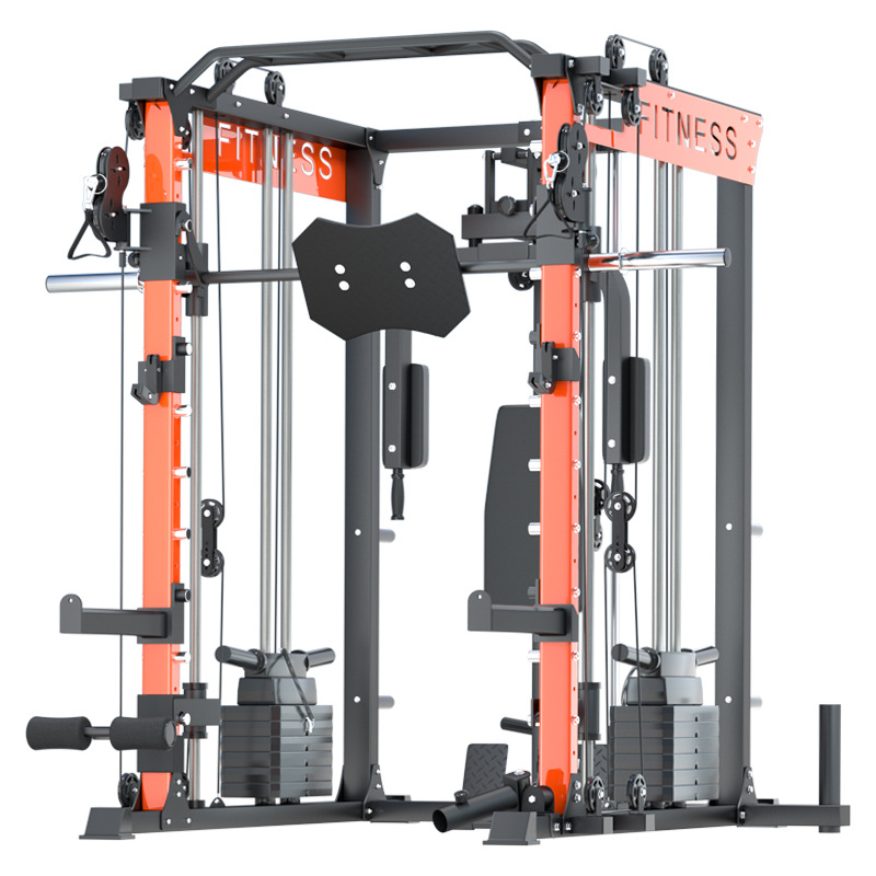 Smith Machine en cuclillas pórtico hogar multifuncional equipo de fitness pájaro volador estante de banco comercial entrenador integral
