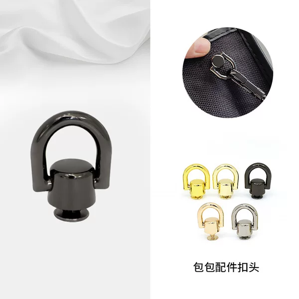 Bag punch accessories monk head with ring with ring bag screw transformation tool bag buckle ring accessories detachable