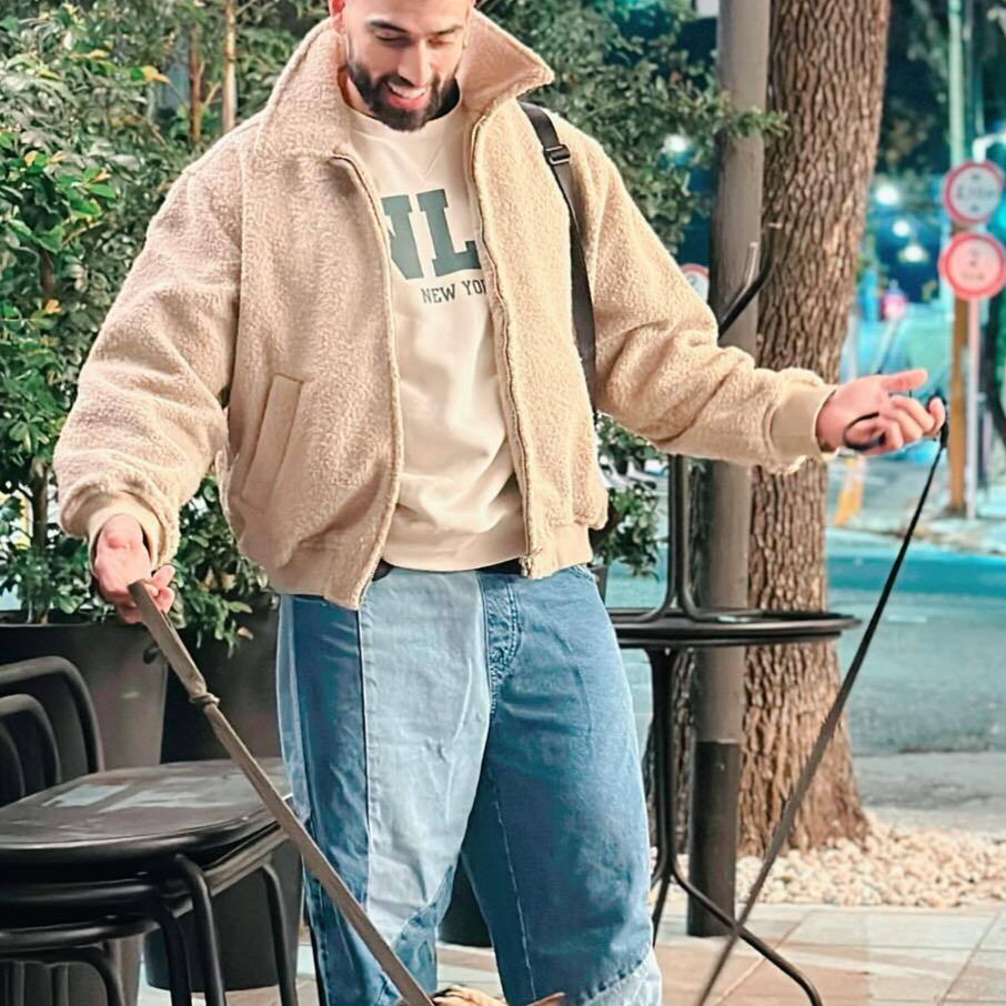 Giacca invernale da uomo foderata in pile - Cappotto casual comodo e antivento con fodera in sherpa, capospalla con cerniera dalla vestibilità comoda per il freddo (cachi, S-XXXL)_voghion.com