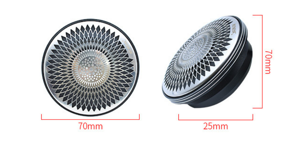 Manufacturer Wholesale Car Audio Modification Dashboard Surround Center-Mounted 2.5inch Starry Sky Channel Car Midrange Speakers