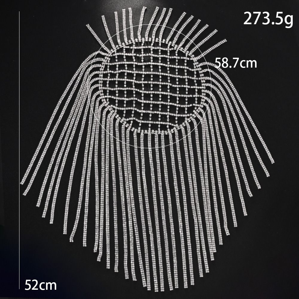 Amazon nueva cadena de peluche exagerada gaffron cabeza accesorios de espectáculo de escenario Hip Hop Headwear