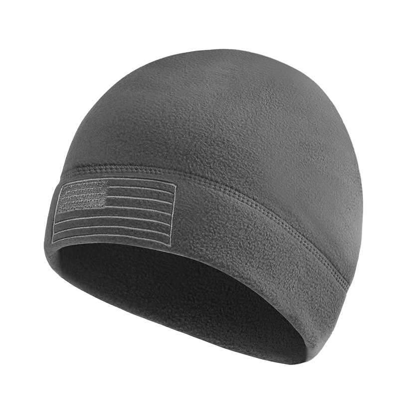 Fleece sombrero bandera americana invierno a prueba de viento caliente máscara esquí al aire libre Riding collar sombrerería estrella rayas orejeras