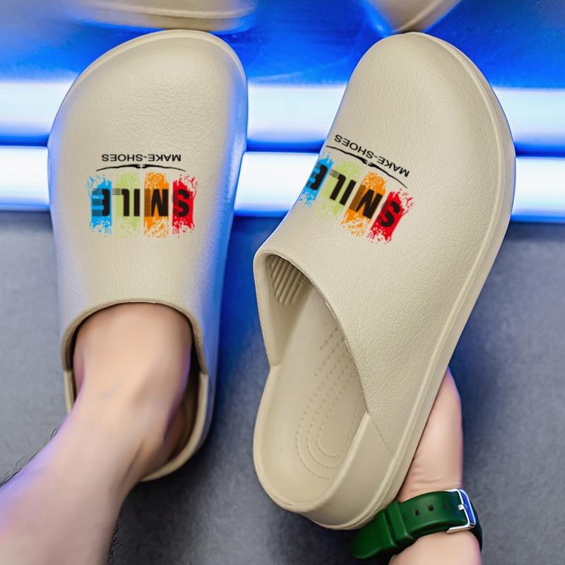 Baotou medio zapatillas para hombres 2025 verano nuevo hombre desgaste de suela gruesa antideslizante sensación de mierda zapatos de playa deportivos casuales