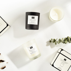 Factory direct supply three-color glass scented candle smokeless scented soy wax scented candle with souvenirs