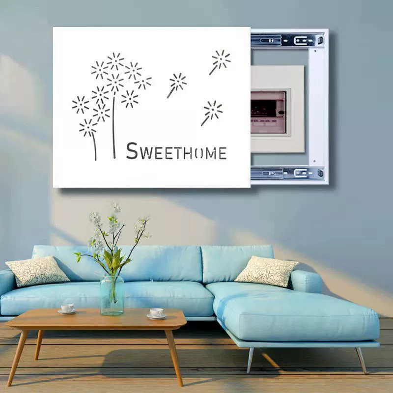 White board electric meter box decorative painting switch box shielding box distribution box network cable box multimedia power switch decoration