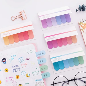 Morandi Six Gradient Message n Times Post Completive Stickers подписали эту бумагу Простые, портативные студенческие канцелярские товары