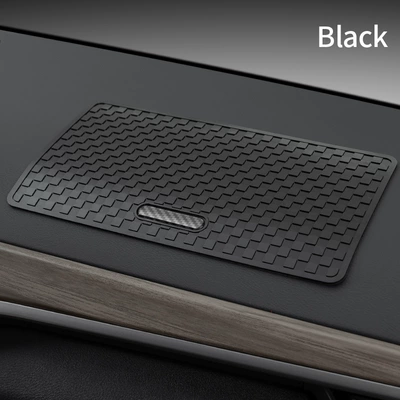 Cross-Border Hot-Selling Car Anti-Slip Mat, Silicone Storage Mat for Car Dashboard, High-Temperature Resistant Dashboard Mat (Anti-slip mat) - unlabeled-classic-black-upgraded-plaid-pattern-high-temperature-resistant-anti-slip-mat