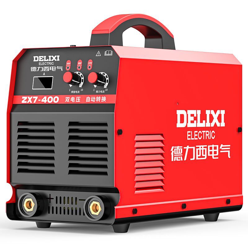 Desi electric 220v380v industrial doméstico 400 doble voltaje portátil marca soldadora de CC image 5
