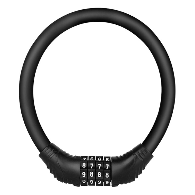 Mountain Bike Lock Anti-Theft Portable Electric Battery Motorcycle Password Lock Fixed Bicycle Ring Lock