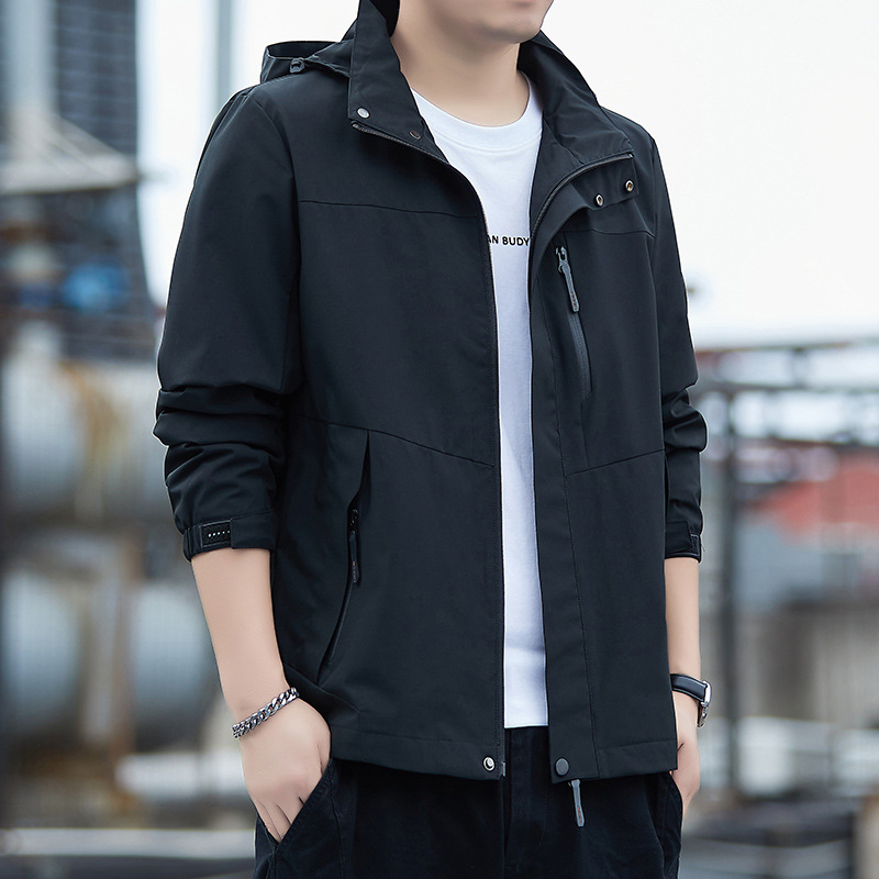 men's demi-season travel climbing casual jacket for traveling with…