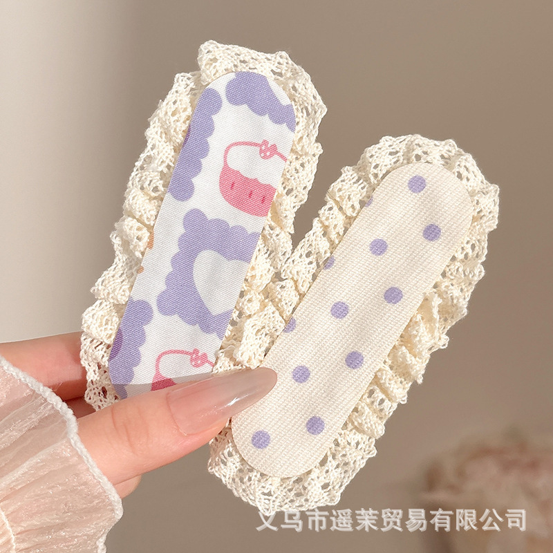 儿童甜美花边刘海贴前额碎发整理神器女童可爱魔法贴小女孩魔术贴|undefined