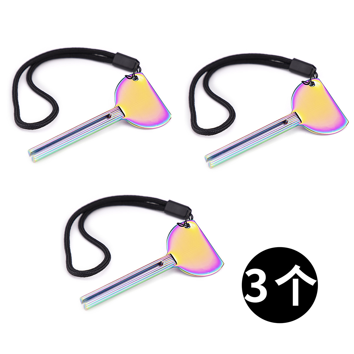 컬러풀한 크림 압착기 3개 세트