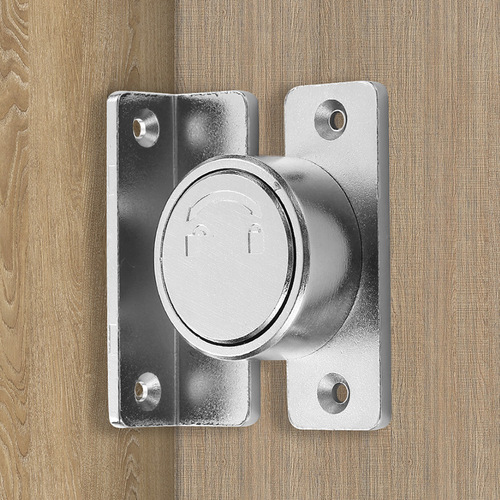 No punching latch door buckle push-pull sliding door fixed buckle zinc alloy bathroom simple anti-locking door rotating door pin