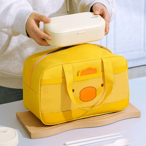 Bei Lian New Product Cartoon Hand-carrying Lunch Bag Packing with Meal Student Lunch Box Bag Oxford Cloth Insulated Lunch Bag Wholesale