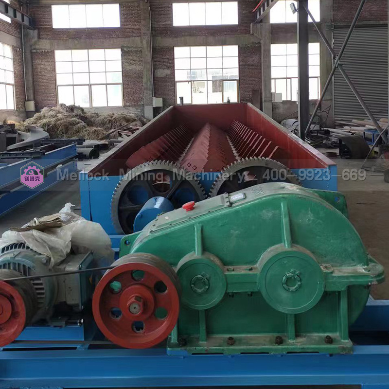 大颗粒矿石黏土筛洗分离粉尘杂质 多规格槽式洗矿机坚固耐用售后