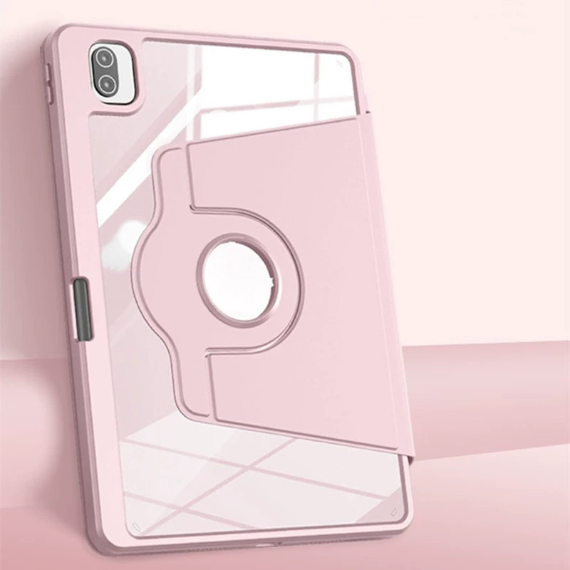 Подходит для Xiaomi 6/6Pro планшета корпус MI PAD5 вращающийся ременной желоб прозрачный акрил горизонтальный и вертикальный кронштейны защиты