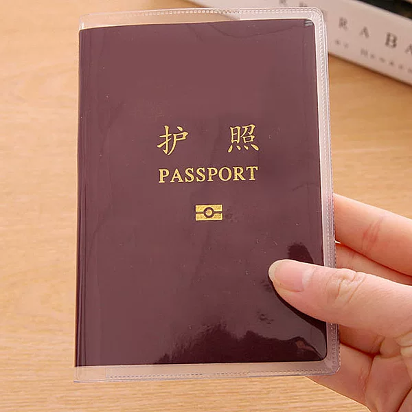 Passport Protective Cover Frosted Transparent Multifunctional Passport Cover Card Holder Id Card Cover Travel Document Protective Cover