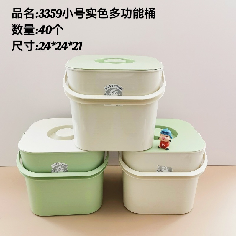 Cubo para arroz/fideos de plástico para el hogar, almacenamiento de alimentos, venta al por mayor para tiendas múltiples.