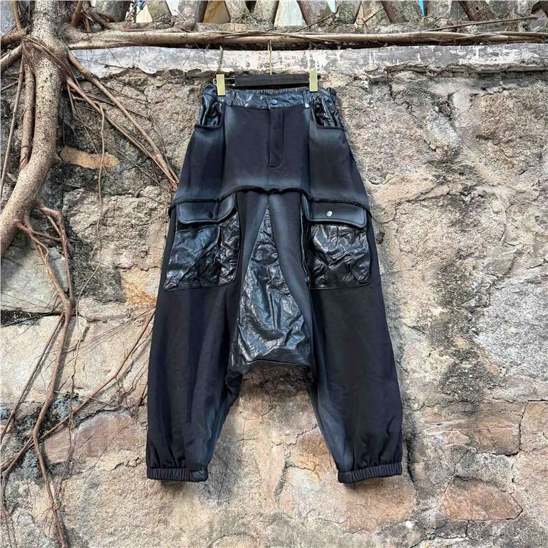 Modas de moda de otoño y invierno de cuello corto chaleco de bolsillo grande con camisa de seda gruesa y suelta de dos piezas para mujeres