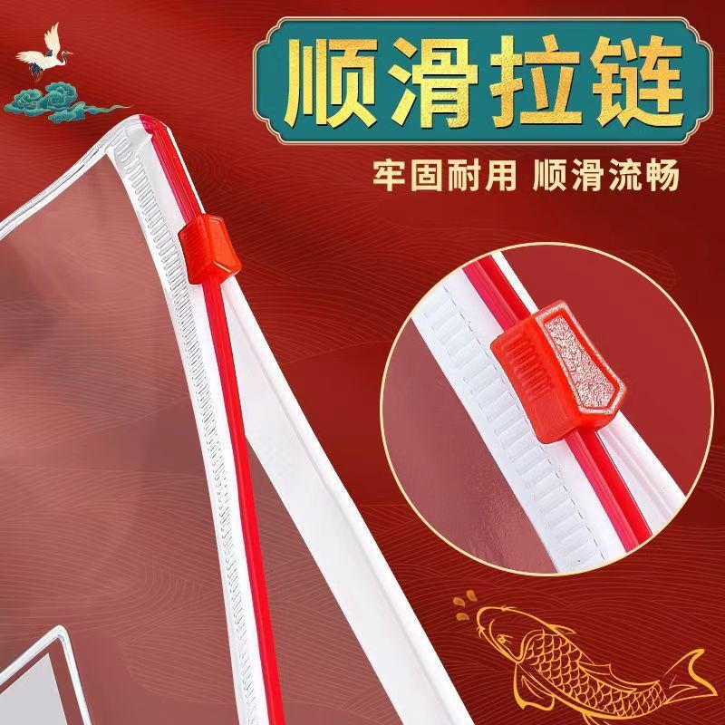 Bolsa de archivos creativa a4 con cremallera transparente bolsa de archivos bolsa de archivos bolsa de exámenes de estudiantes especial bolsa impermeable al por mayor