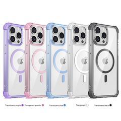 外国貿易に適した iPhone17 超強力磁気ワイヤレス充電 Samsung S24U 高精細透明四隅落下防止携帯電話ケース